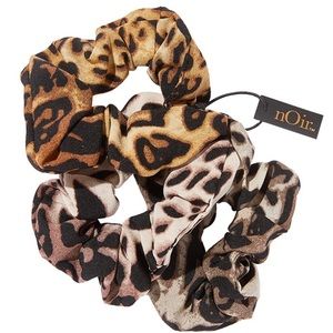 🆕Noir Ombré Leopard Scrunchies Set of 3